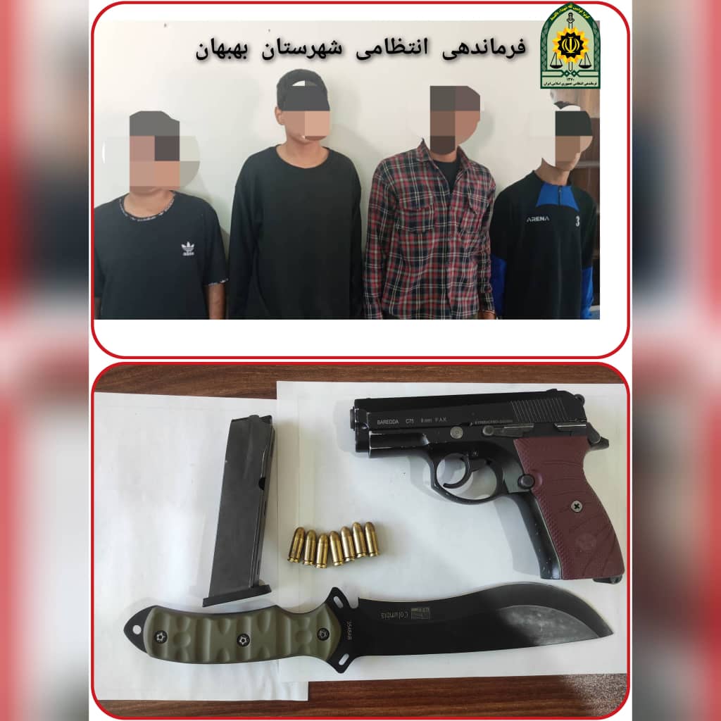 IMG 20251030 WA0041 عملیات ضربتی پلیس برای پاکسازی پارک ها و معابر شهری بهبهان از اراذل و موتورسواران مزاحم