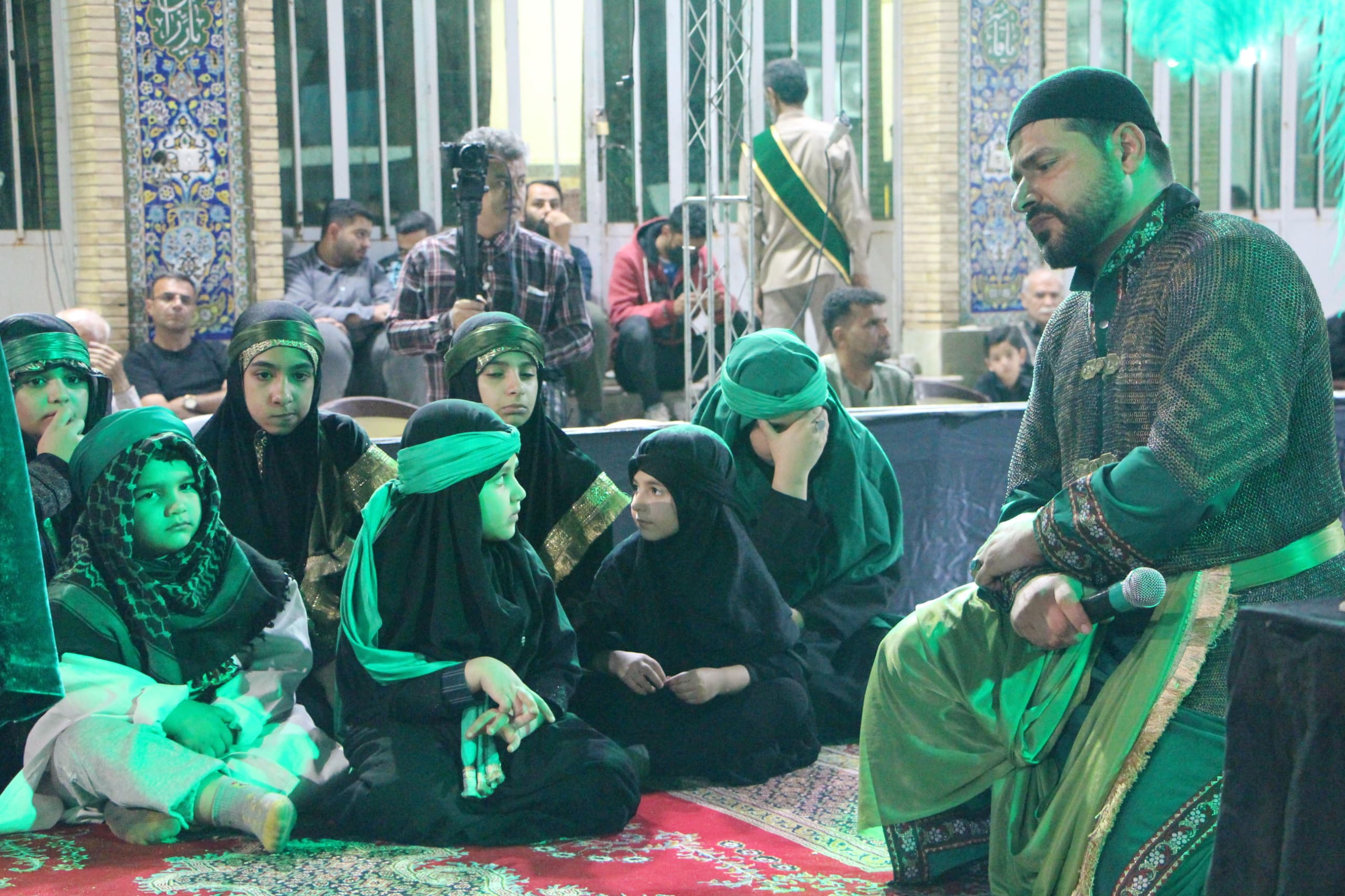 IMG 20251116 WA0362 عکس| سوگواری تعزیه خوانی فاطمی در بهبهان