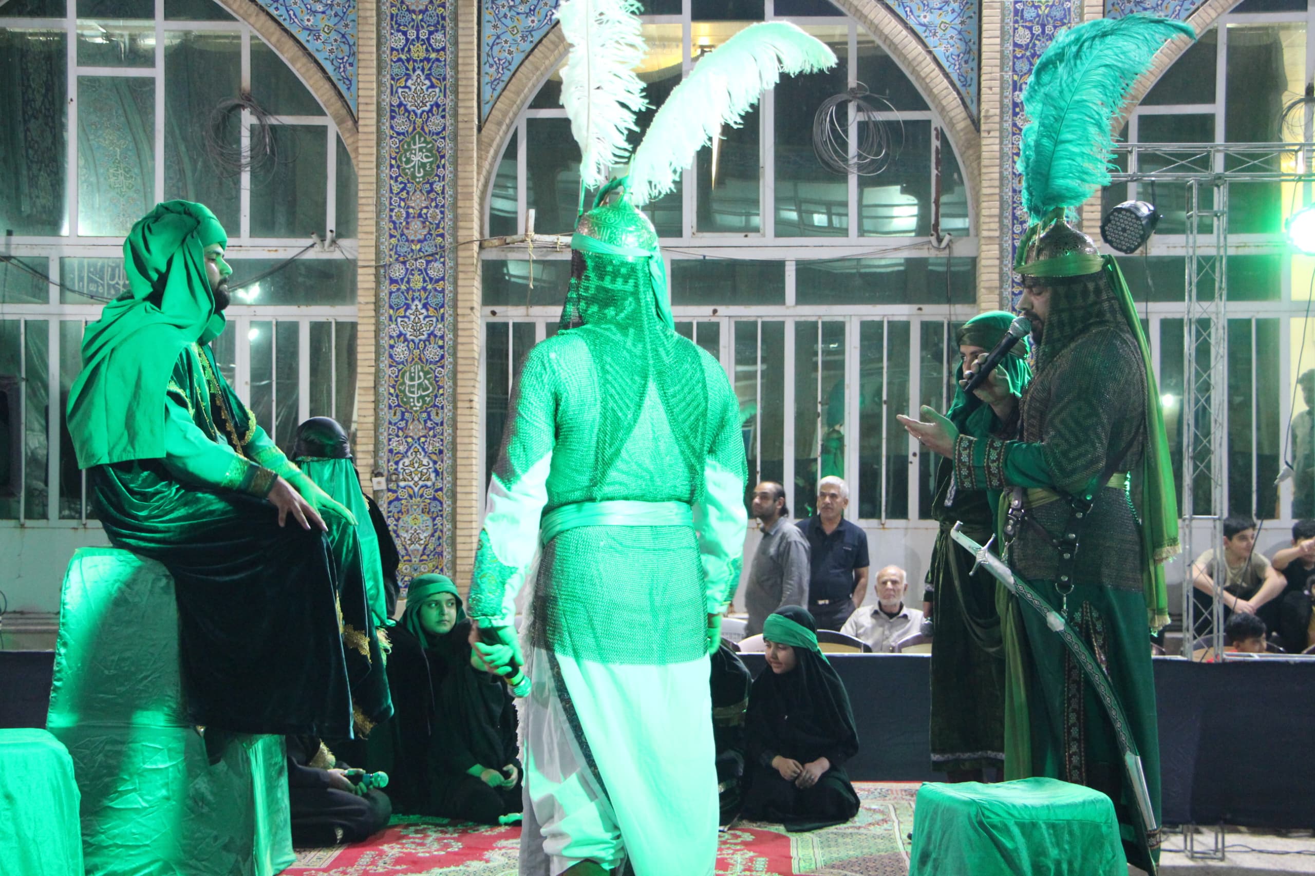 IMG 20251116 WA0363 عکس| سوگواری تعزیه خوانی فاطمی در بهبهان