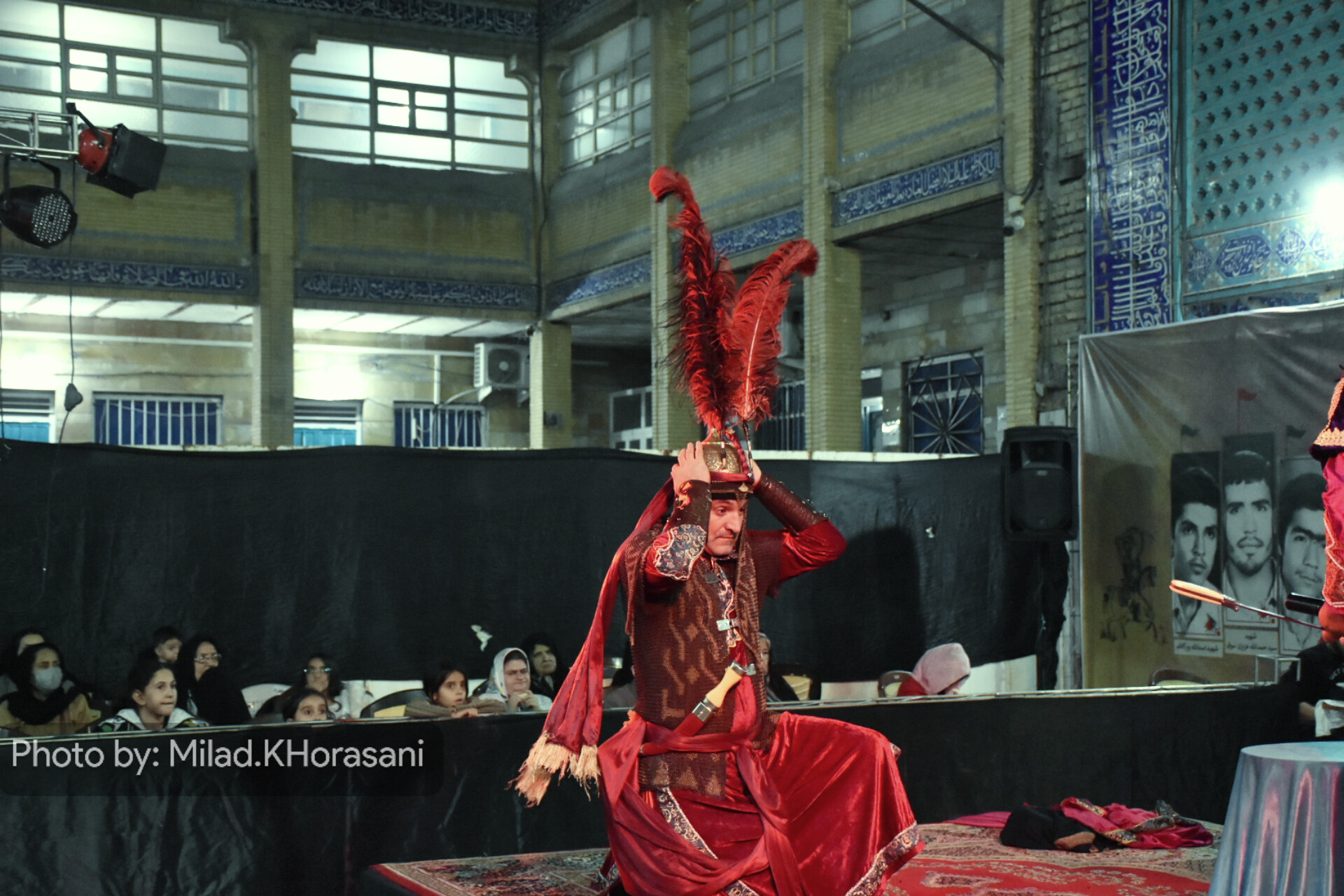 InShot ۲۰۲۵۱۱۱۹ ۲۳۱۲۲۵۳۸۸ عکس| سوگواری تعزیه خوانی فاطمی در بهبهان