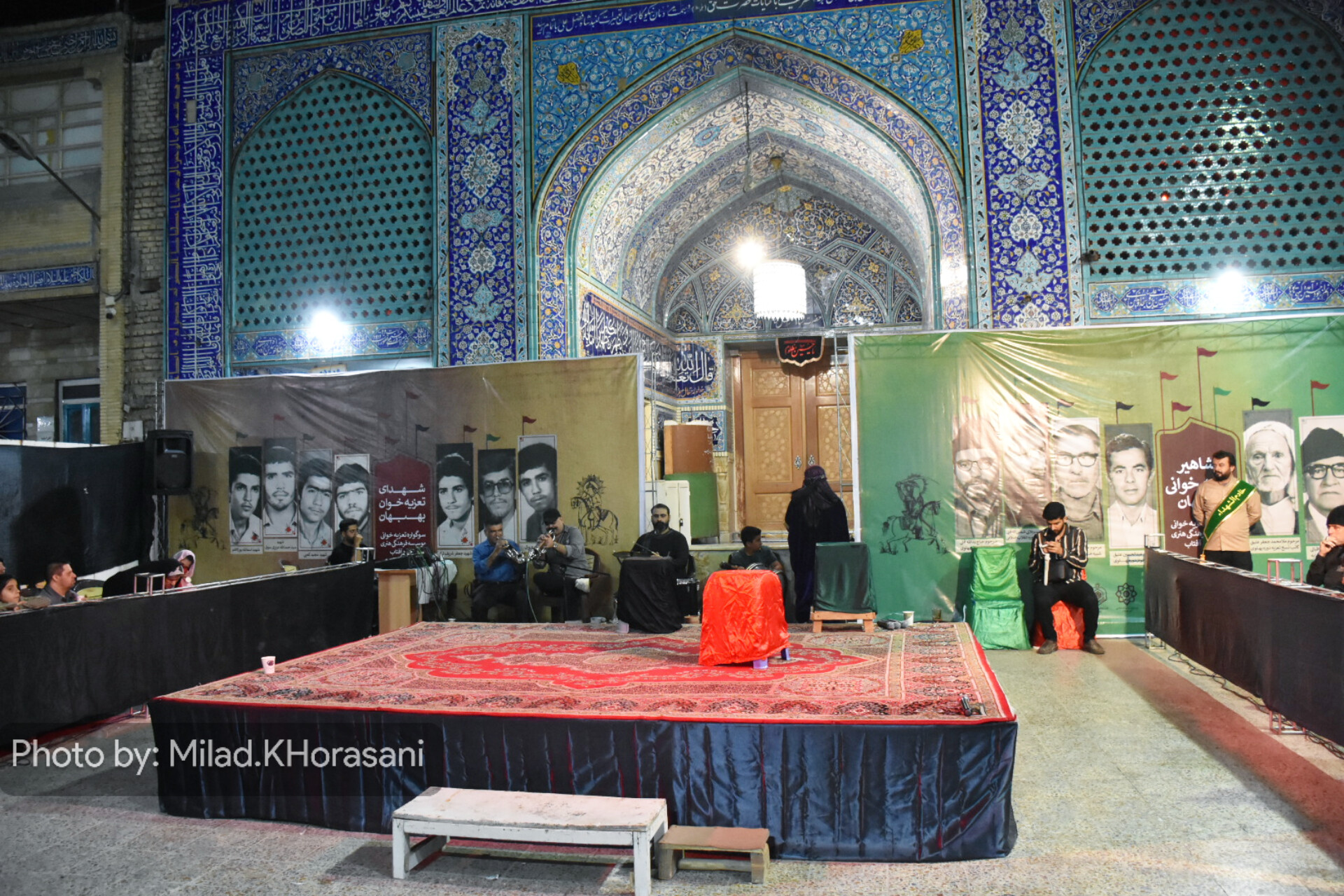 InShot ۲۰۲۵۱۱۱۹ ۲۳۱۳۲۸۰۵۴ عکس| سوگواری تعزیه خوانی فاطمی در بهبهان