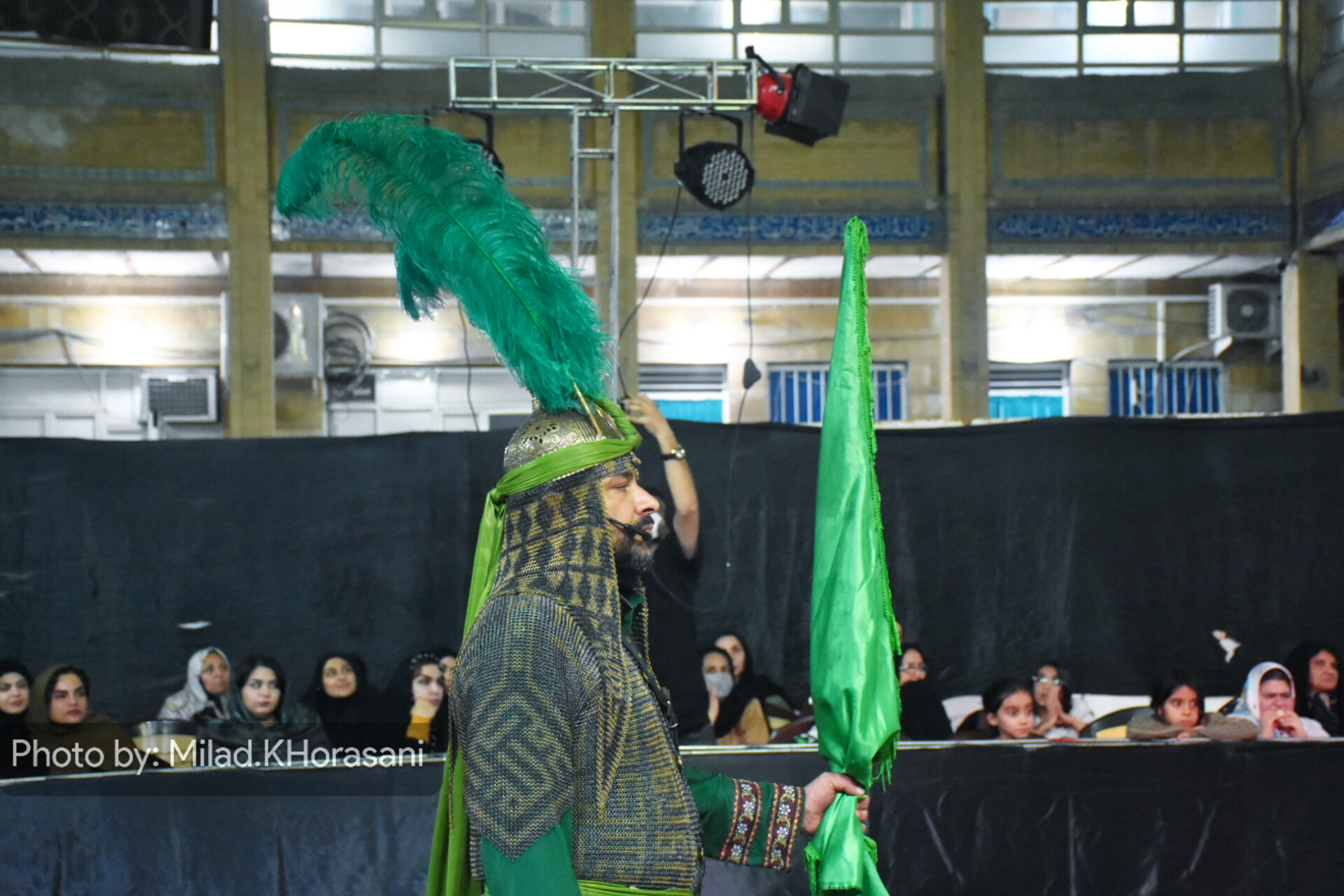 InShot ۲۰۲۵۱۱۱۹ ۲۳۱۴۱۴۷۱۰ عکس| سوگواری تعزیه خوانی فاطمی در بهبهان