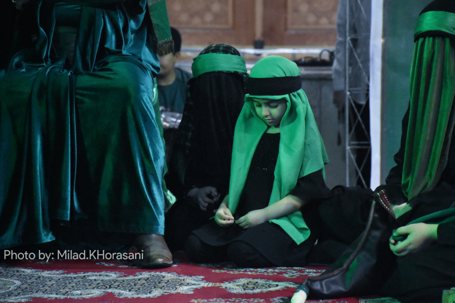 InShot ۲۰۲۵۱۱۱۹ ۲۳۲۰۱۹۷۹۲ عکس| سوگواری تعزیه خوانی فاطمی در بهبهان