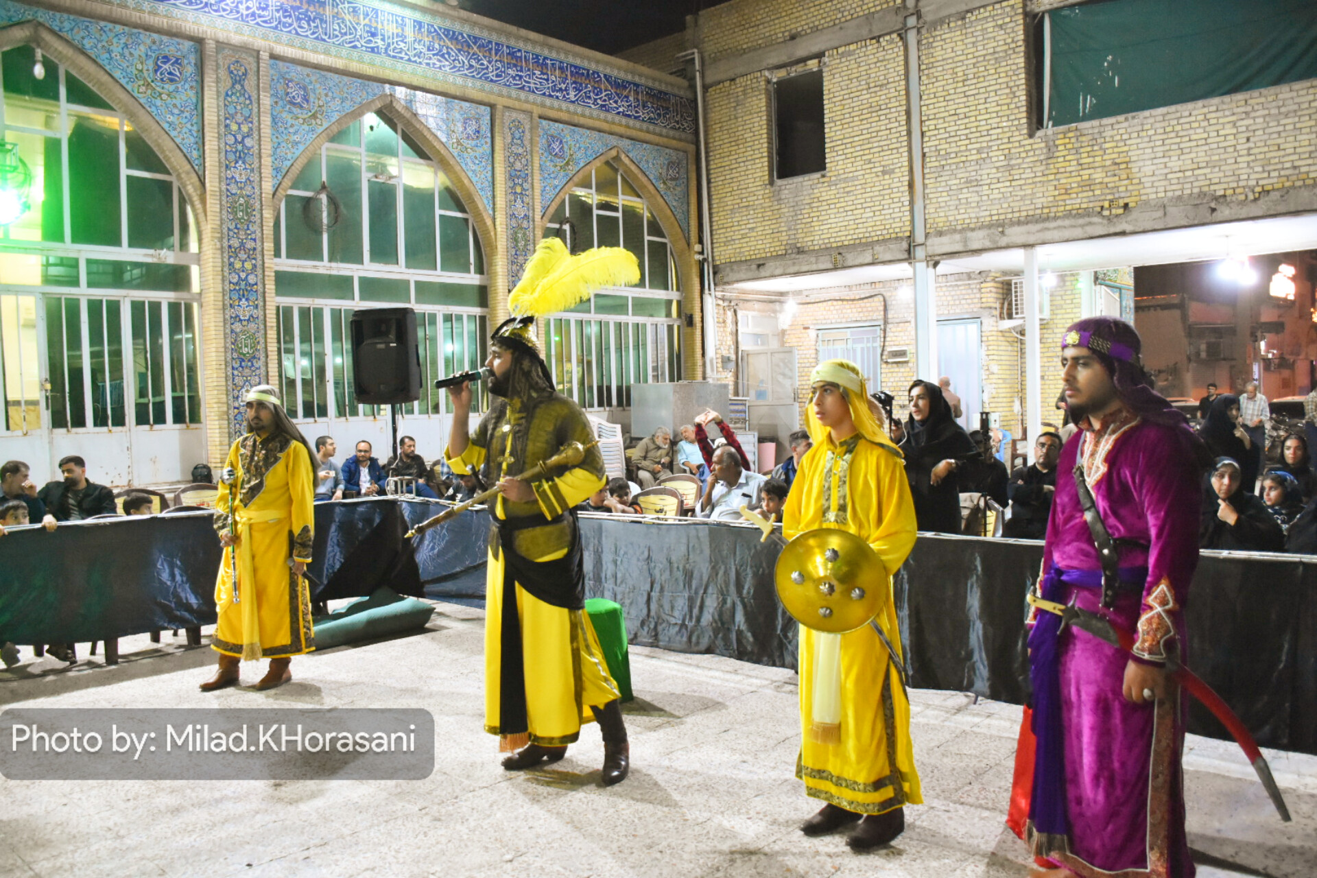 InShot ۲۰۲۵۱۱۱۹ ۲۳۲۱۳۴۰۱۶ عکس| سوگواری تعزیه خوانی فاطمی در بهبهان