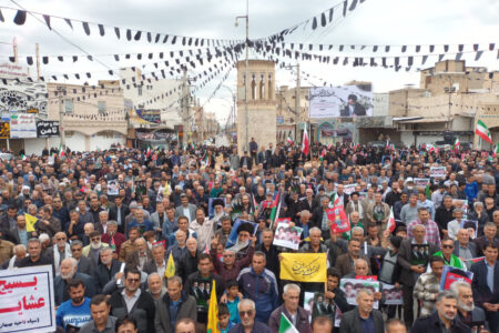 عکس| راهپیمایی باشکوه روز قدس بهبهان
