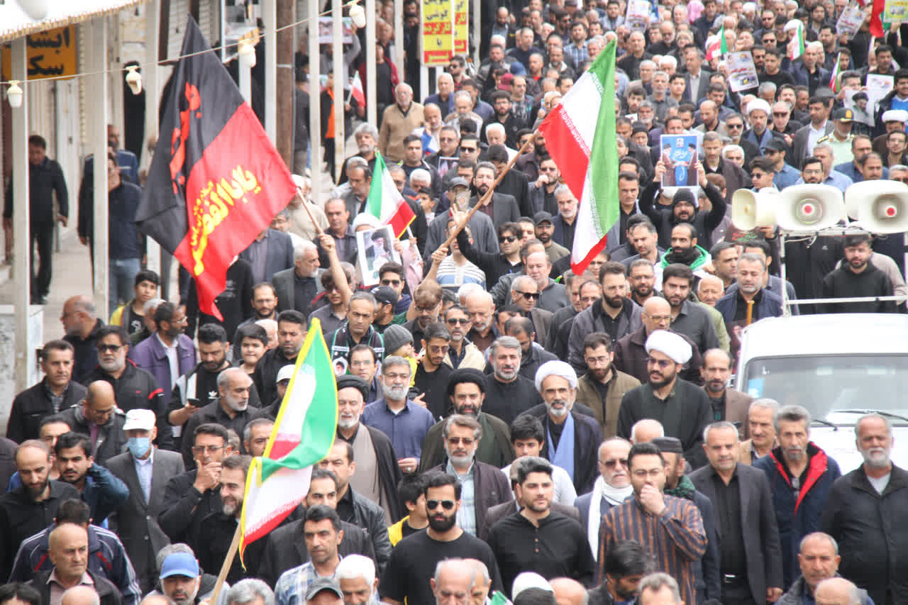 IMG 20260313 135530 301 عکس| راهپیمایی باشکوه روز قدس بهبهان