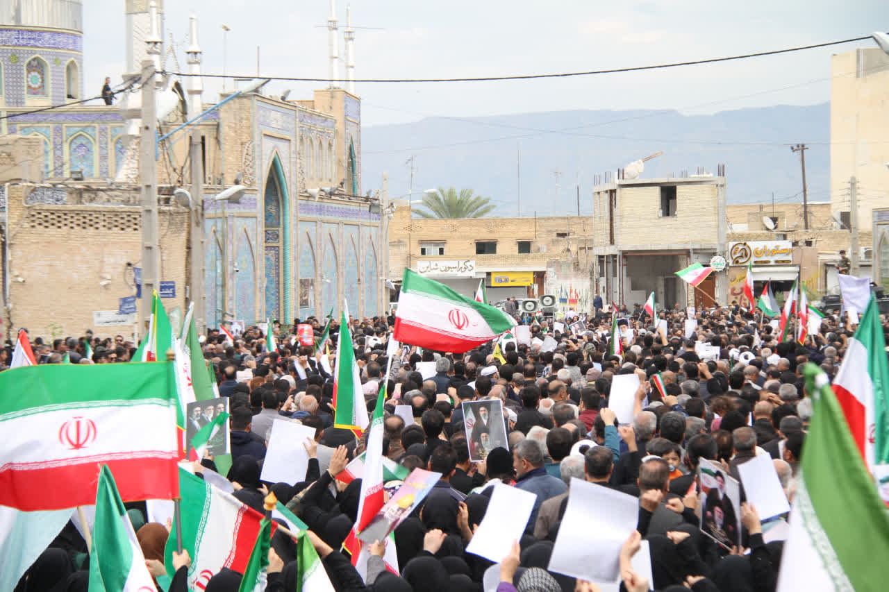 IMG 20260313 135635 337 عکس| راهپیمایی باشکوه روز قدس بهبهان