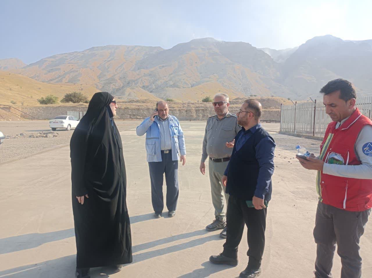 IMG 20260627 144530 161 مهار بخش عمده آتش‌سوزی بدیل و خائیز با بسیج نیروهای امدادی؛ عملیات اطفا همچنان ادامه دارد