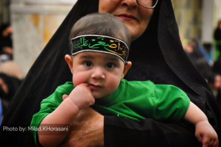 عکس| شیرخوارگان حسینی در بهبهان