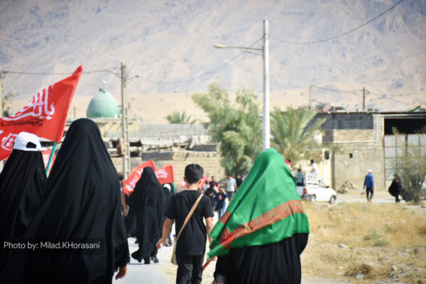 عکس| تا قدمگاه خورشید؛ شکوه پیاده‌روی دلدادگان امام رضا(ع) در بهبهان
